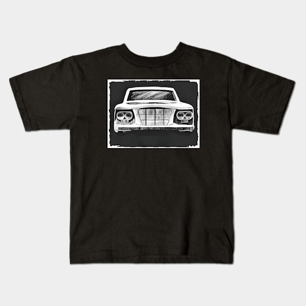 Studebaker Lark Version 2 Kids T-Shirt by CarTeeExclusives